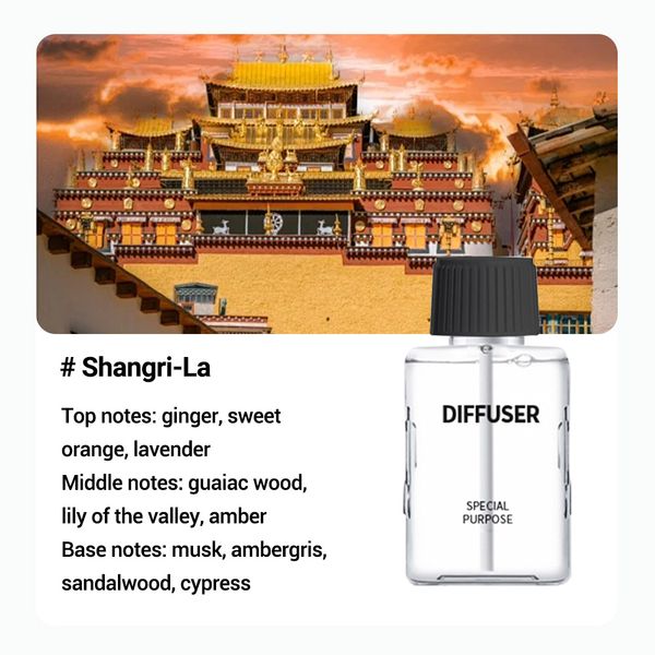 3PCS Essential Oils Perfume 45ML Hotel Office Aromatic Aroma Fragrance Diffuser Oil Car Air Freshener Home Diffuser Oil Refill