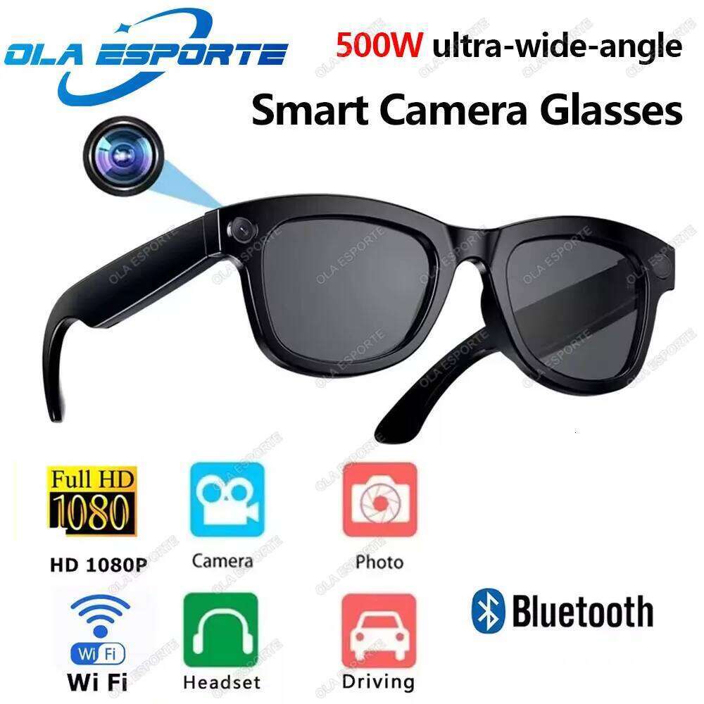 New AI Smart Glasses HD 1080P Polarized Sunglasses Mini Camera Video Recorder Security Sports DVR Surveillance Camcorder meta glasses