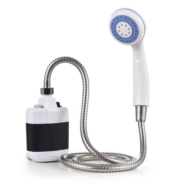 Portable Camping Shower Outdoor USB Rechargeable Electric Pump for Car Washing Gardening Pet Cleaning Showerhead 240220