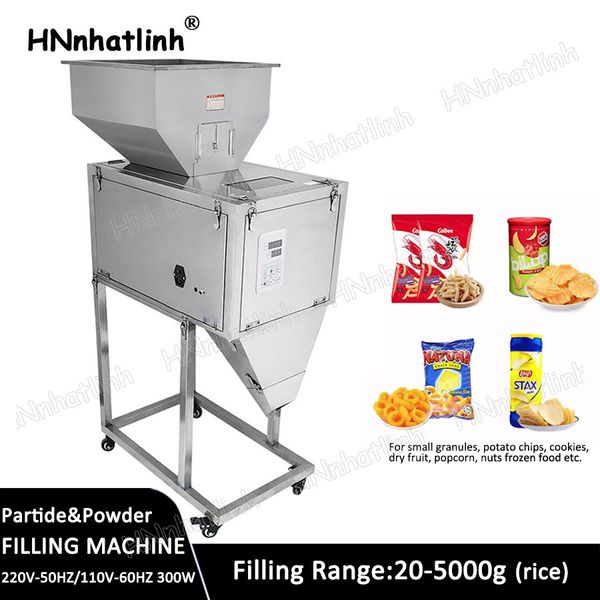 Food Racking Machine Granular Powder Materials Weighing Packing Machine Filling Machine 20-5000g For Seeds Coffee Bean