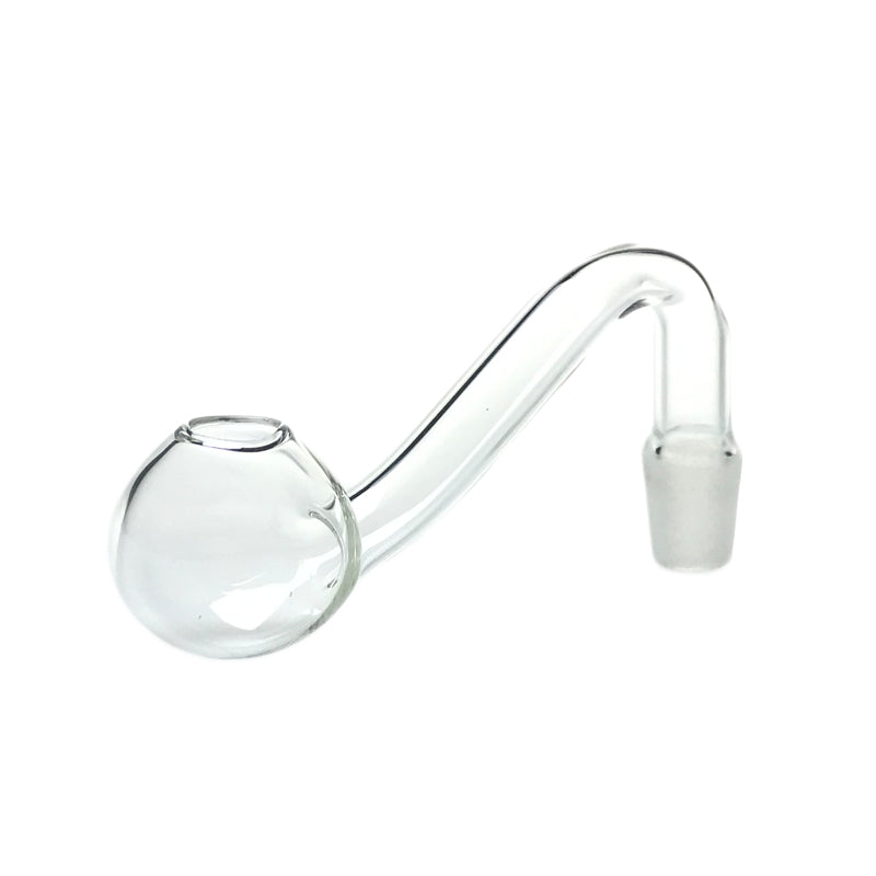 Goodsstore Mini Glass Oil Burner Smoking Pipe Thick Pyrex Glass Water Pipes 10mm Male Forsted Joint Clear Glass Tube Cheap Hand Pipe Hookahs