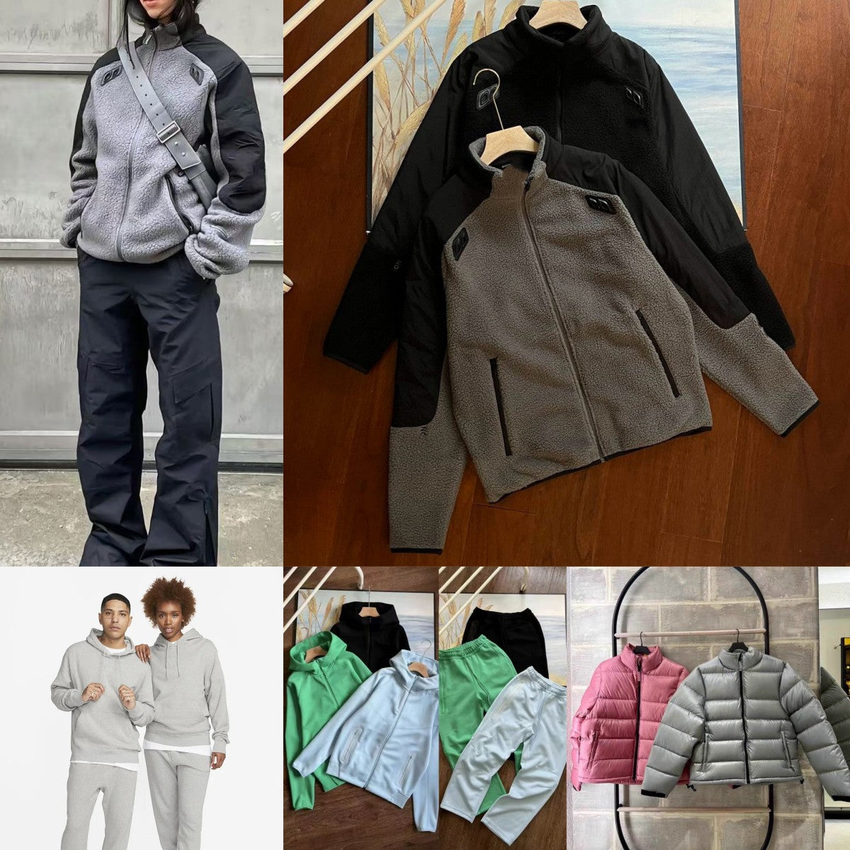 fleece Lamb Cashmere jacket Thick Tech Fleece Warm Down Mens Tech Pants Sports Men Woman Jogger Techfleece Hoodie Trousers Tracksuits Bottom Trainer