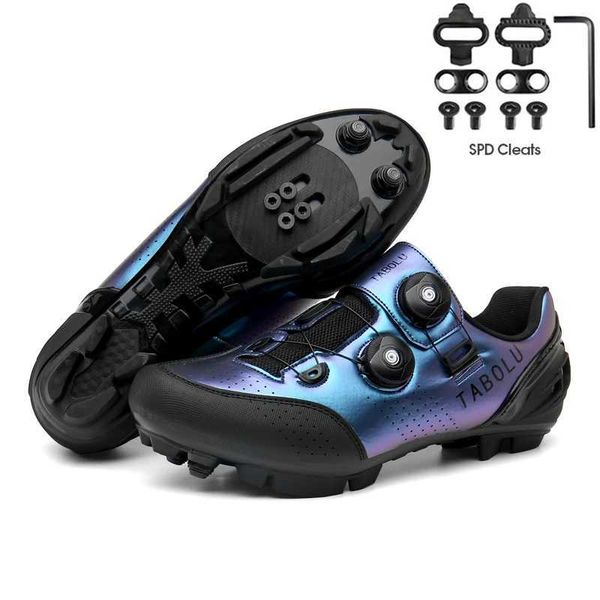 Mens mountain bike sports shoes SPD speed bike shoes womens bike shoes racing shoes flat road bike shoes sports shoes CL241018