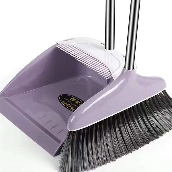 Brooms Dustpans Broom and Dust Sets Magic Folding for Home Cleaning Brush To Sweep Squeeze Mop Floor Toliet Wiper Garbage 221202