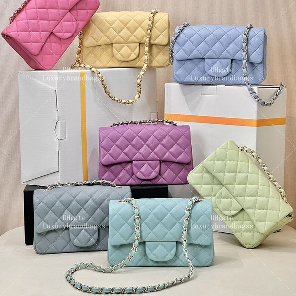 Crossbody Bag Designer Flap Bag 20CM Small Calfskin Handbag Top Mirror Quality Chain Bag With Box 24C02