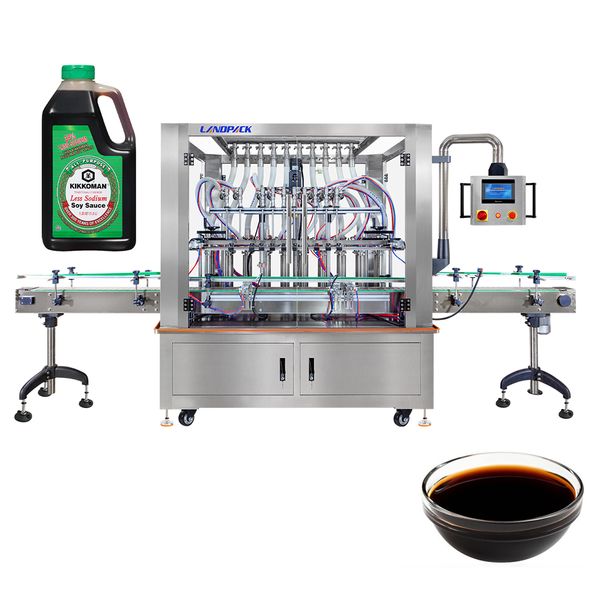 High Speed Automatic Quantitative Vinegar Soy Sauce Peristaltic Pump Filling Machine Liquid 100-1000ml