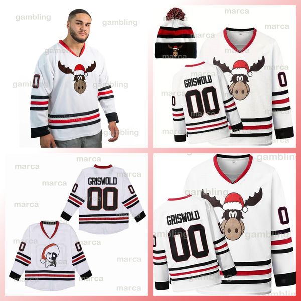 Griswold Chrismas Vocation Hockey Jersey Woolen Hats for Men-Youth Holiday Gift