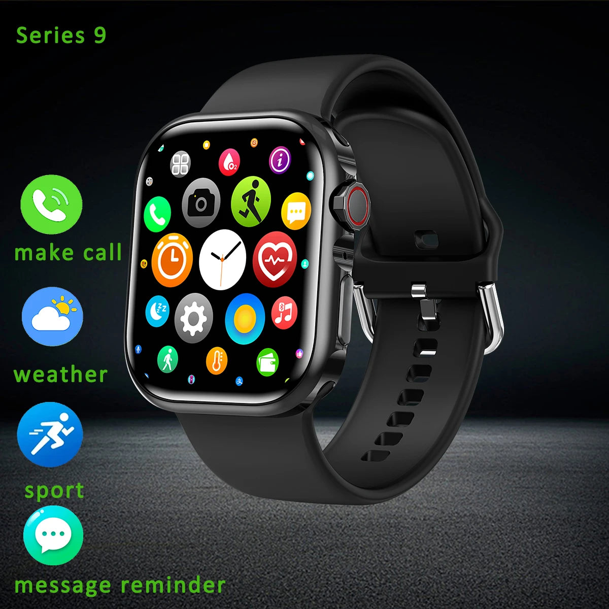 Bluetooth call smartwatch series 9 men and women exercise heart rate blood pressure NFC For Android smartwatches smartwatch 9