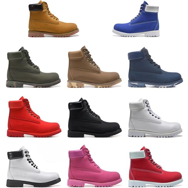 Waterproof Winter Climbing Boots for Men Women New Plush Outdoor Hiking Shoes Designer Snow Ankle Boot Wheat Black Couple Cotton Platform Ke