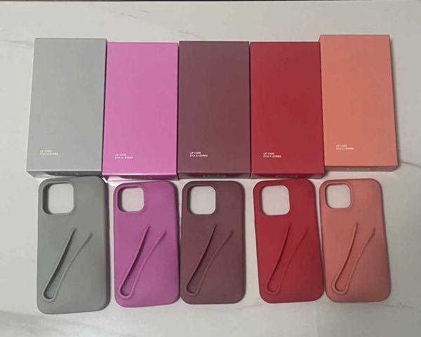 Cell Phone Cases 2024 New lipstick Box Phone Case Gift Bag lipstick Box Girl iPhone 11 12pro 13 14plus 15 Pro Max Box J240830