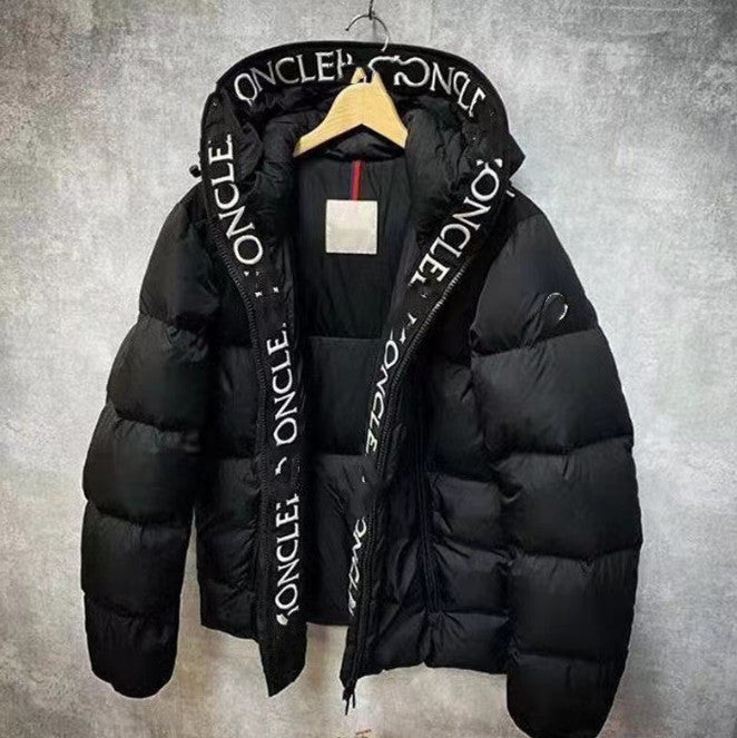 Designer Montcla Mens Women&#039;s Down Parkas hooded Down Jackets Luxury Embroidered armband Womens Winter Outerwear Coats Hat with letters printed
