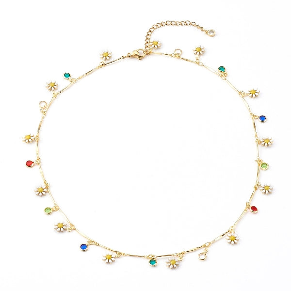 Latón pendiente de los collares del esmalte