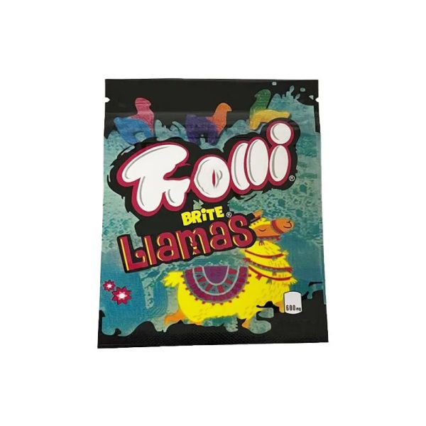 wholesale Smoke stronger 12 Type mylar bag Gummies packaging resealable zipper pouch 600mg custom Strawberry Watermelon Octopus turntable pa