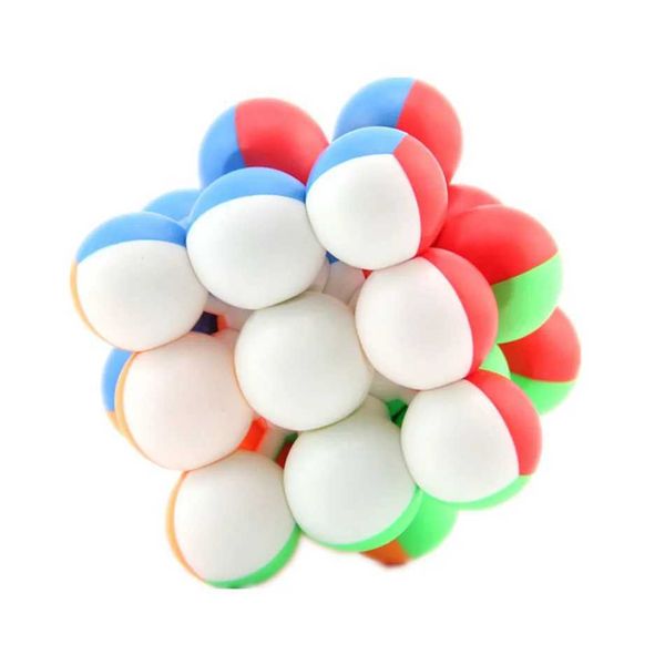 Magic Cubes YJ Little Ball 3x3 YuanZhu Puzzle 3x3x3 Magic Cube Educational Toys Cubo Magico 3x3 puzzle toy ABS magic cube S2412192