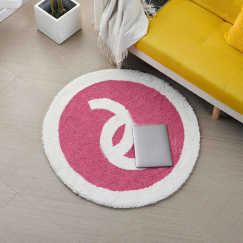 Designer black white carpet French classic rectangular carpet bedside carpet anti fouling home decoration carpet imitation cashmere carpet Floor mat