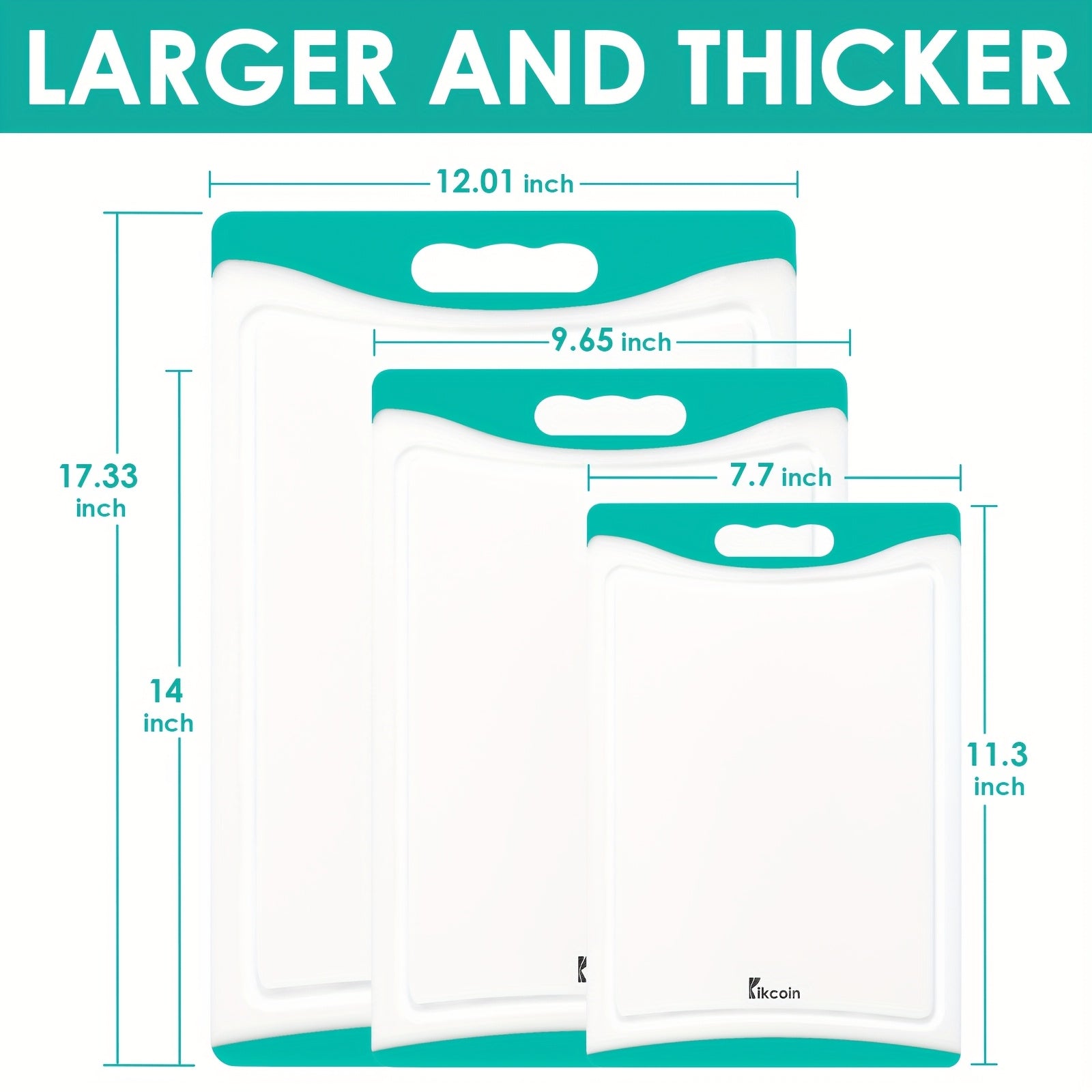 TEMU 3pcs, Plastic Kitchen Cutting Plate Set, Dishwasher, Juice , Easy To Hold The Handle, Used To Put On The Kitchen Tools Of Meat, Cheese, Bread,