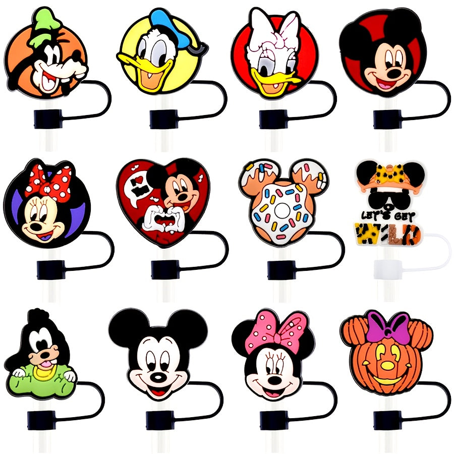 TEMU 12pcs Straw Lids Fits Tumbler Cup 30 & 40 Oz, Glassware Accessory, Reusable Straw Head Protective Cover For 10mm-0. 4 Inches Diameter Drinking