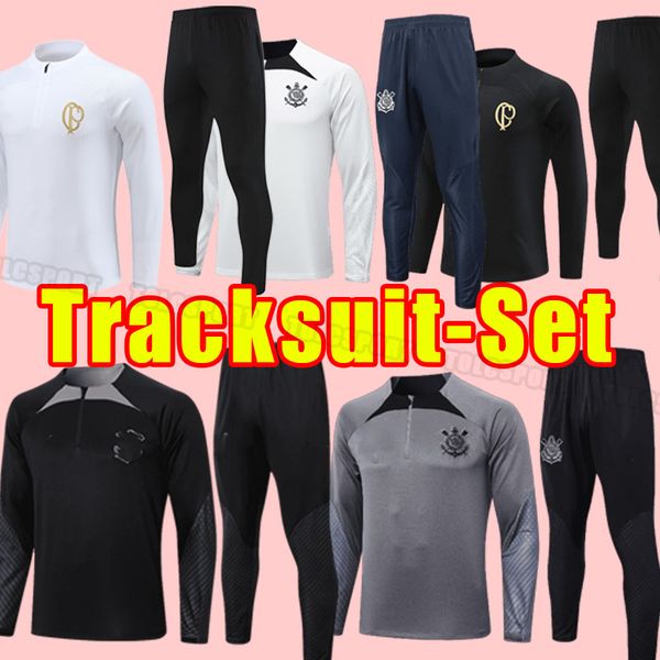 2024 2025 Soccer tracksuits WILLIAN camisetas de foot GUSTAVO GIULIANO VITAL GUEDES R.AUGUSTO football GIL camisa Corinthian Long sleeve Jac