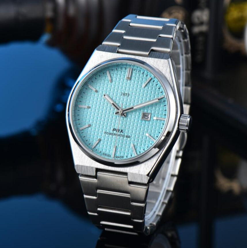 Fashion1853 TISSOTSity Quartz Wrist Watches bell mechanical wristwatches High Quality Luxury Brand Chronograph Clock stainless steel Belt