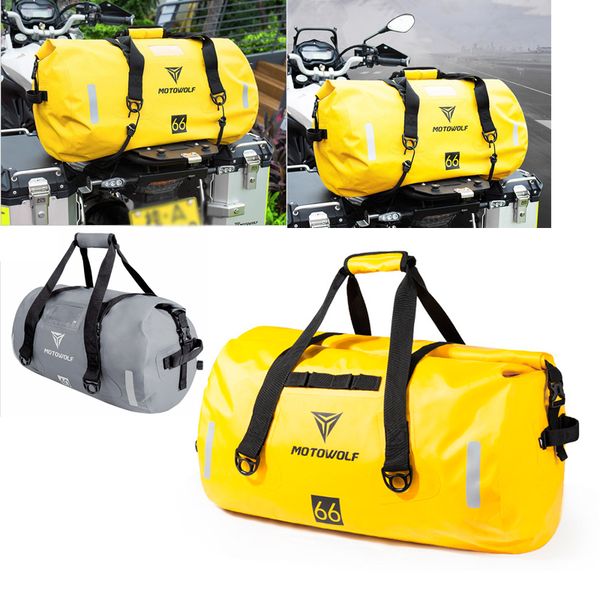 Bagos de bagagem de motocicleta Sacos de cauda R1200Gs Bolsas de banco traseiro 60L Bag de viagem Scooter Scooter de Bolsa de banco traseiro