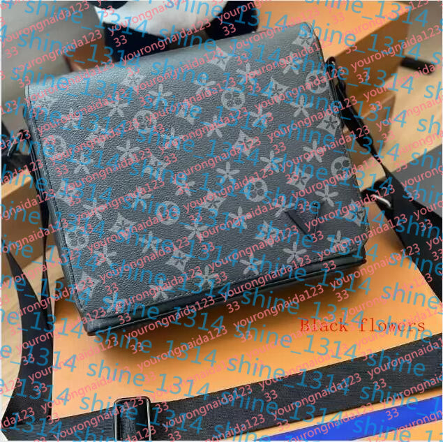 fashion trio outdoor Waistpacks Luxury Designer Bag Black Flowers Messenger Womens satchel mens Clutch handbag CrossBody Totes bumbag Chest pack Lea