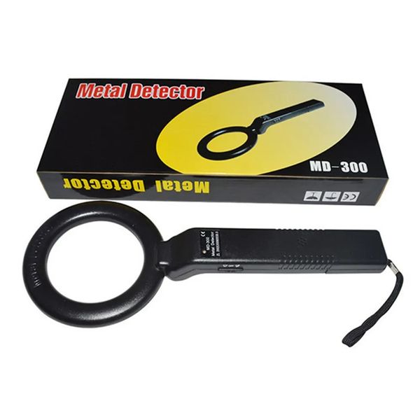 Metal Detectors 50pcs-lot UPS free MD-300 Professional Metal Detector Handheld Pinpointer Alarm High Sensitivity Scanner Security Checker Go