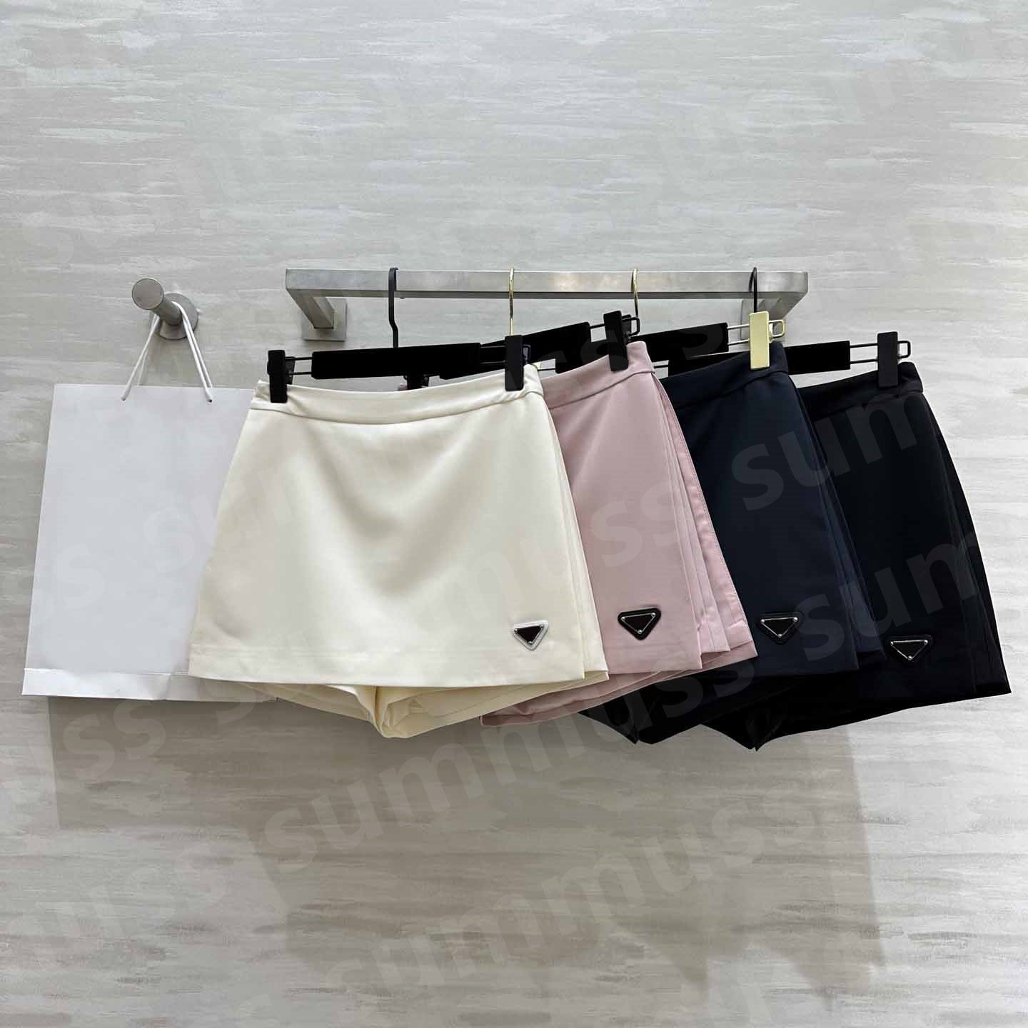 Designer Office Womens Skirts Waist Mini Summer Young Girls Satin Dress Sporty Fashion High Quality Pleated Skirt