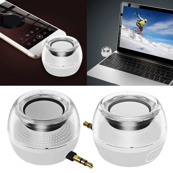 Loudspeaker box Mini Portable Speaker HIFI 3D Surround Mobile Phone Speaker 3.5mm AUX Plug in Speaker for Smartphone-Tablet-Computer Z241028