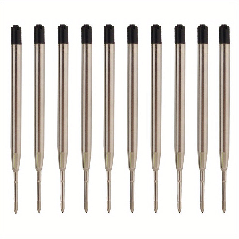 TEMU High Quality 10pcs Size 99mm Refill Pen Blue Black And Red Ink Gel Pens Medium Nib Office Supplies Writing