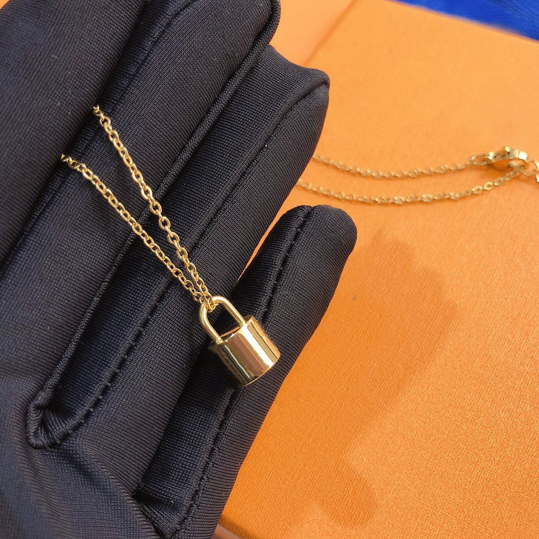 Fashion Women Luxury Necklace Choker Pendant Chain Gold Plated Stainless Steel Necklaces Wedding Jewelry Accessories