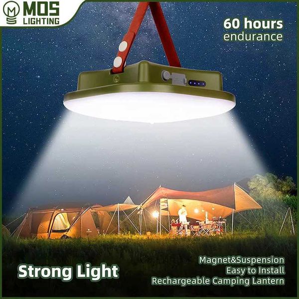 MOSLIGHT 13500mA HD Portable Flashlight with Magnet Charging Tent Light Fishing Night Work M241121