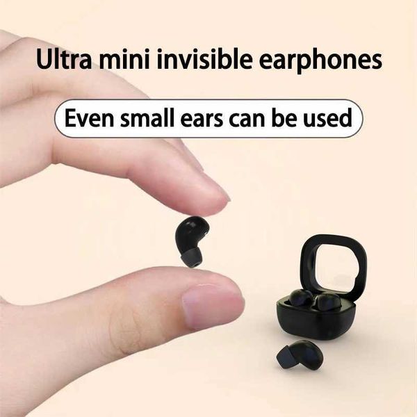 Cell Phone Earphones Wireless Headphones Bluetooth Headset Invisible Earbuds With Mic Noise Cancelling Earphone Suitable for people with sma