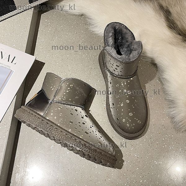 Designer Snow Boots For Women Waterproof And Anti Slip Winter 2024 New Model With Plush And Thick Sole Bread And Cotton Shoes For Students K