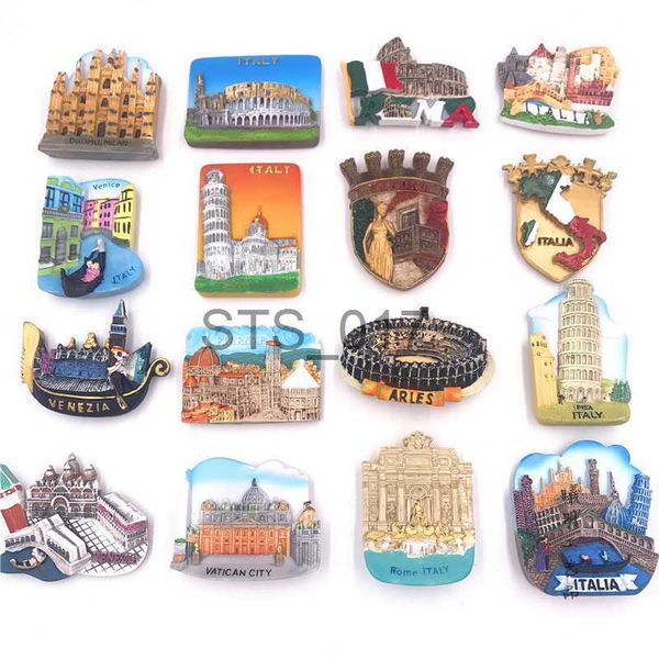Fridge Magnets fridge magnet souvenir Premium resin stereo refrigerator Italy Rome Venice tourism souvenir collection creative magnetic past