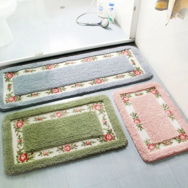 Carpet bedding carpet bedding rectangular floor mats absorbent bathroom mats non slip door mats kitchen carpets 241209