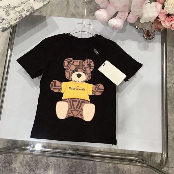 T-shirts Designer Kids Cartoon Tee Shirts Girls Luxury Short Sleeved Shirt Childrens Fashion Tops Kid Summer Clothes High Quty Childrens Clo