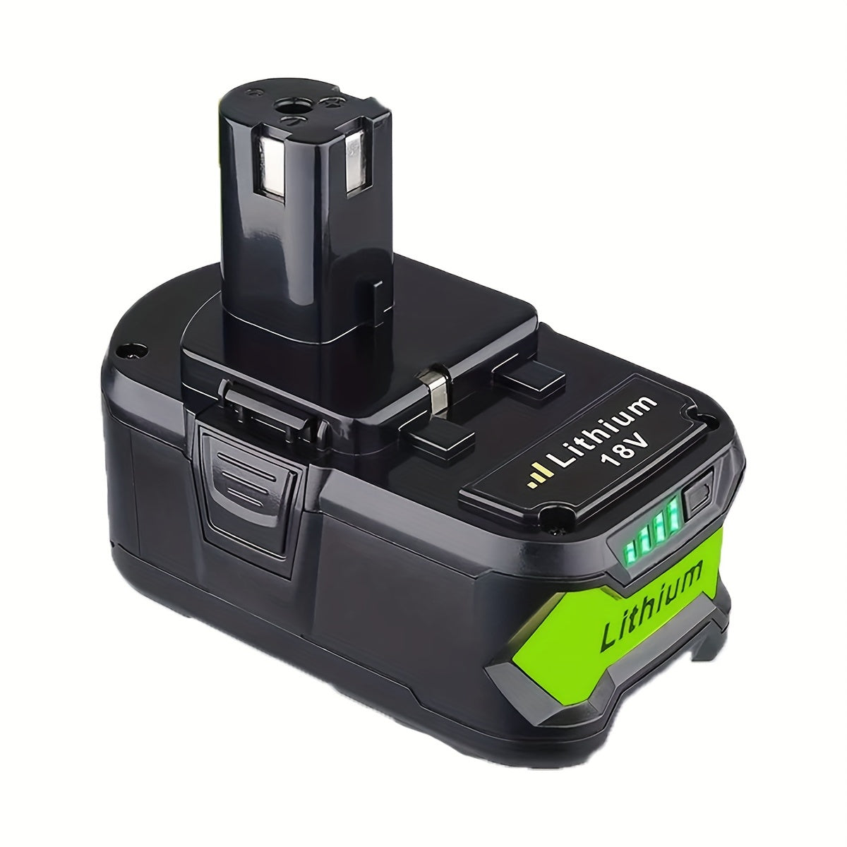 TEMU 6.0ah Battery Replacement For Ryobi 18v Lithium-ion One+ Plus P104 P105 P107 P108 P109 P122 Cordless Power Tools