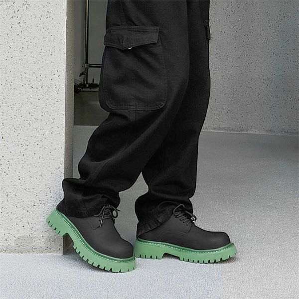 Trendy Men's Gross Bottomed Modyable e personalizado estilo de design ao ar livre Party casual Youth Quality Shoes para diariamente