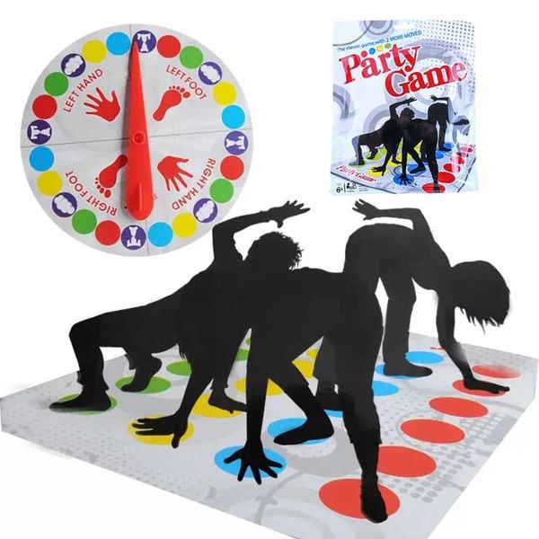 Jogos de festa de festa da família Twister Games Indoor Toys Outdoor Game Twisting the Body for Children Sports Adult Sports Interactive Aid