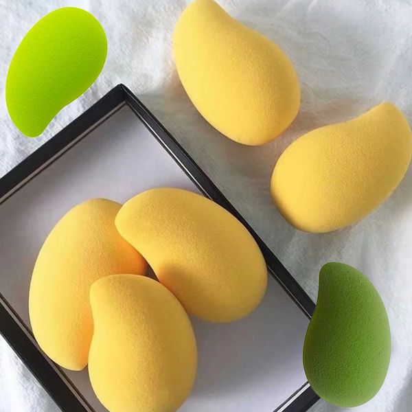 Mango Shape Soft Makeup Sponge Blender Face Beauty Cosmetic Powder Puff Make Up Tools Y240806