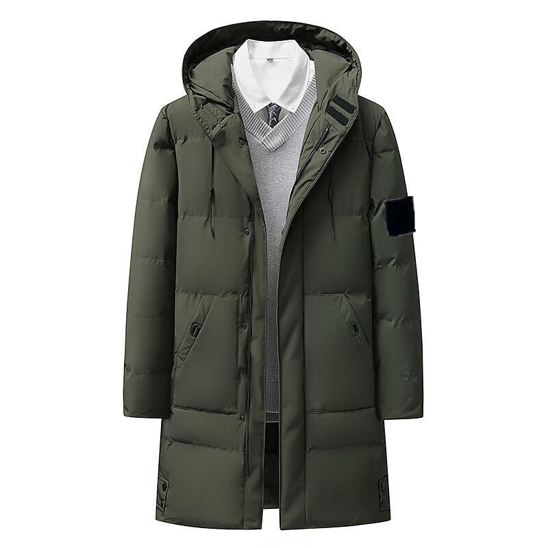 Puffer Jackets Men Designer jacket Wolf Outdoor Wyndham Windbreaker Outerwear Hooded Down Jacket Luxury Men&#039;s Down Slim Winter Long coat Jacket