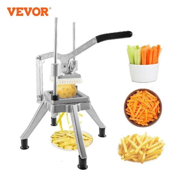 VEVOR Commercial Vegetable Fruit Dicer Cutter 6mm 9mm 12.7mm Blade Home Potato Tomato Food Slicer Chopper Manual Cutting Machine 240105