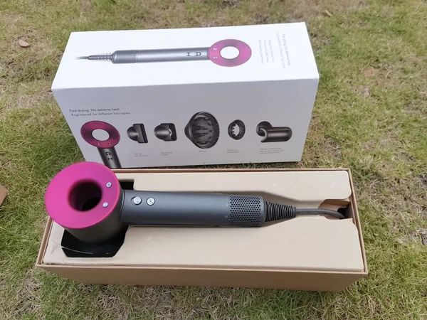 Hair dryer 5 in 1 Professional negative ion leafless hair care dryer to reduce frizzy hair Powerful hot and cold air constant temperature ha