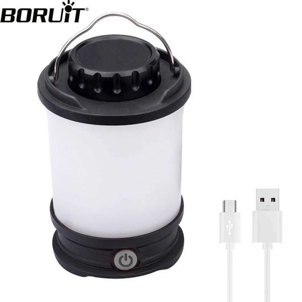 BORUiT 2835 SMD D Cam Light USB Charging Portable Tent Light Waterproof Power Bank Emergency Light Outdoor Lighting M241121