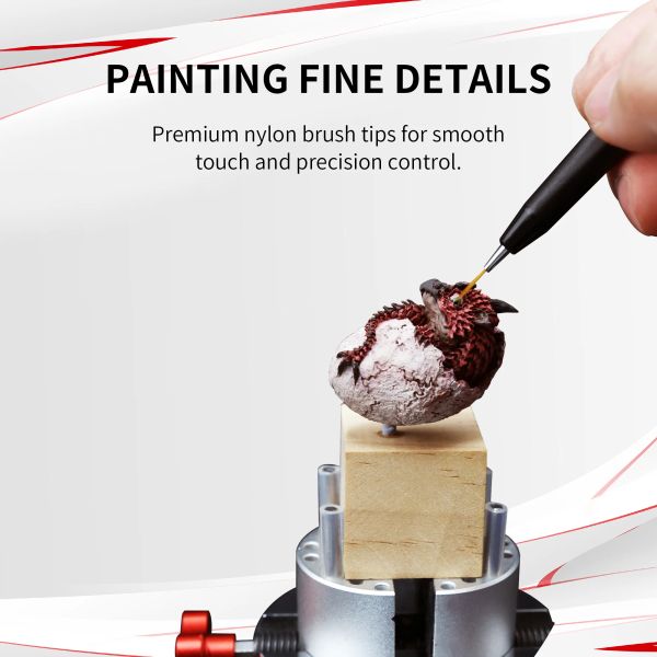 DSPIAE PT-PL&TB&FB Panel Liner Marker Fine Detailing Brush Broad Painting Brush For Model Making Gundam Hobby DIY Tool