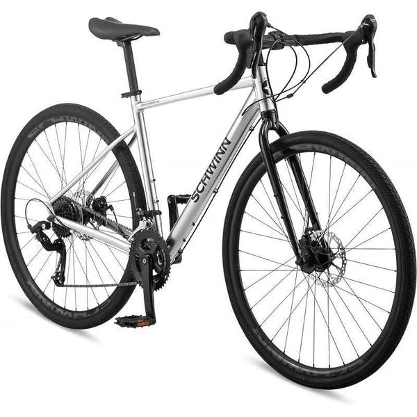 Bikes Ride-Ons AQSchwinn Sportera Adventure Adult Gravel Bike 14 Speed 700c Wheels Lightweight Aluminum Frame Q241116