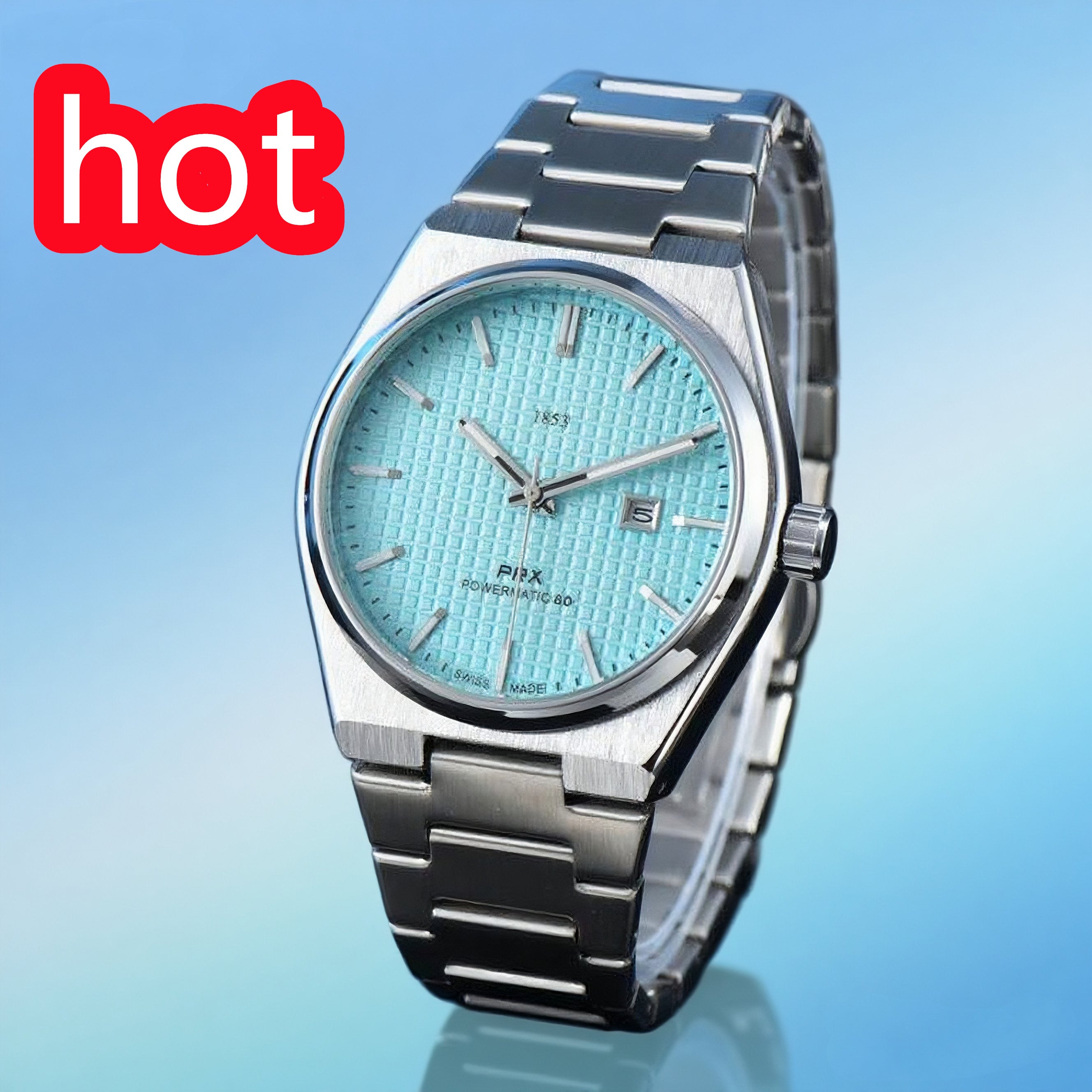 Fashion1853 TISSOTSitt Quartz Wrist Watches bell mechanical wristwatches High Quality Luxury Brand Chronograph Clock stainless steel Belt #851