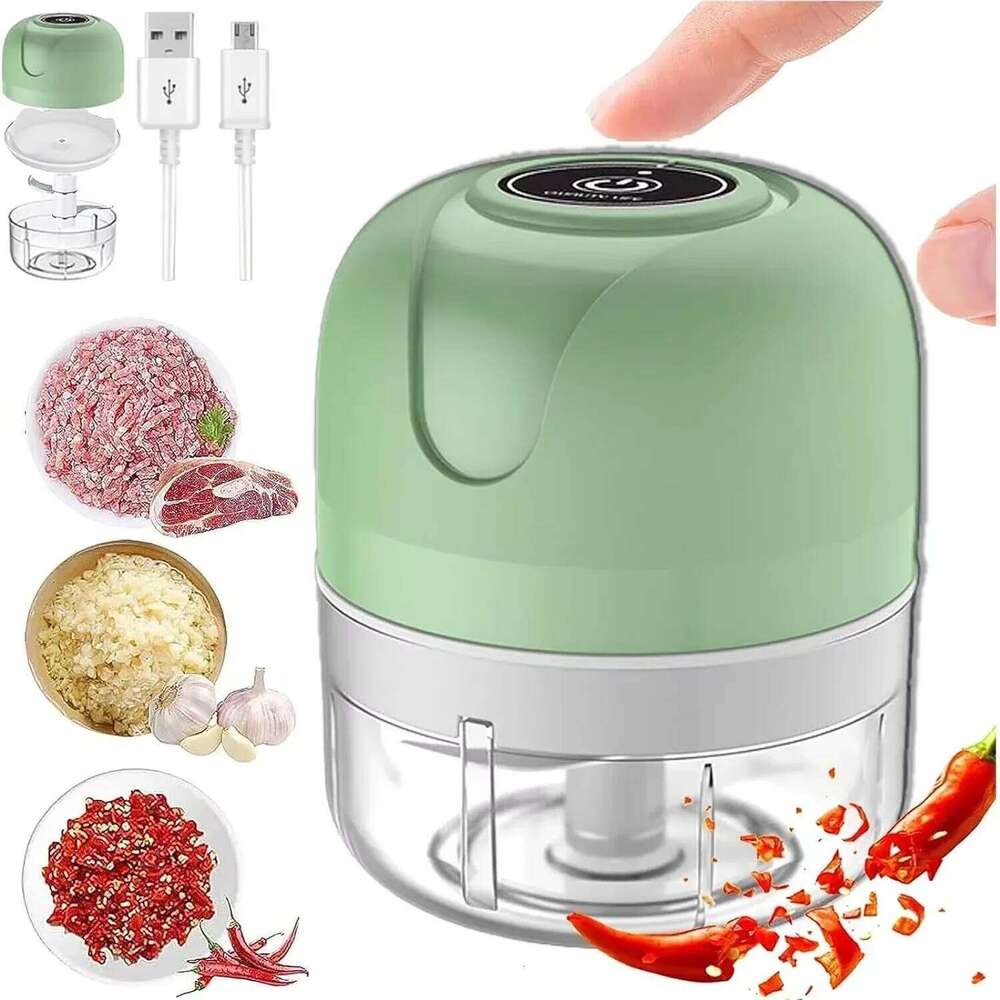 Purer 250ML Mini Electric Garlic USB Charging Ginger Vegetable Cutter Food Chopper Kitchen Tools