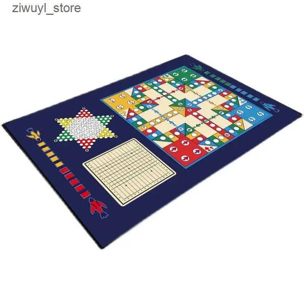 Carpets Flying chess carpet oversized jumping five board games room floor mat customization L240910
