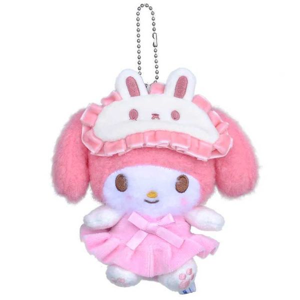 Kawaii premium Cinnamoroll Kittys Cartoon Eye Mask Sleepwear Kuromi My Melody Plush Toys Keychain Backpack Pendant Gift Doll dealNEU6